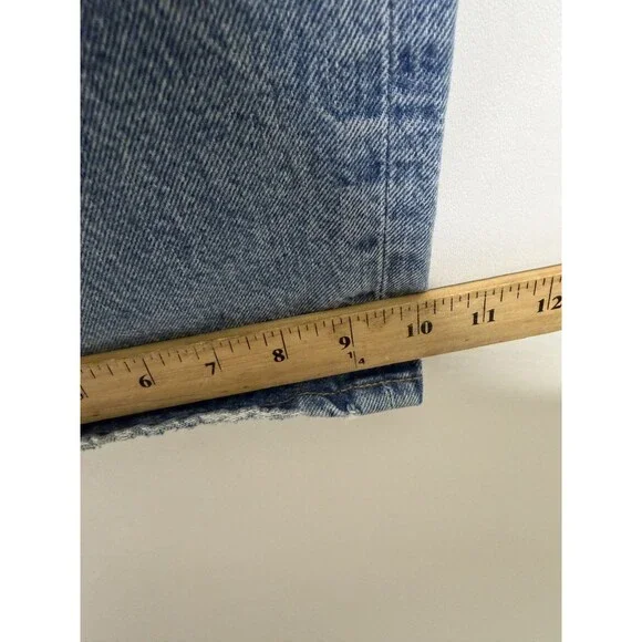 Algode Low Slung Baggy Jeans Womens 27 Blue Light Wash Libertine Relaxed Denim - Picture 10 of 15